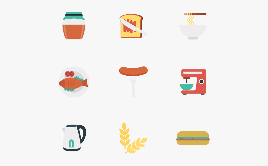 Food And Drinks, Transparent Clipart