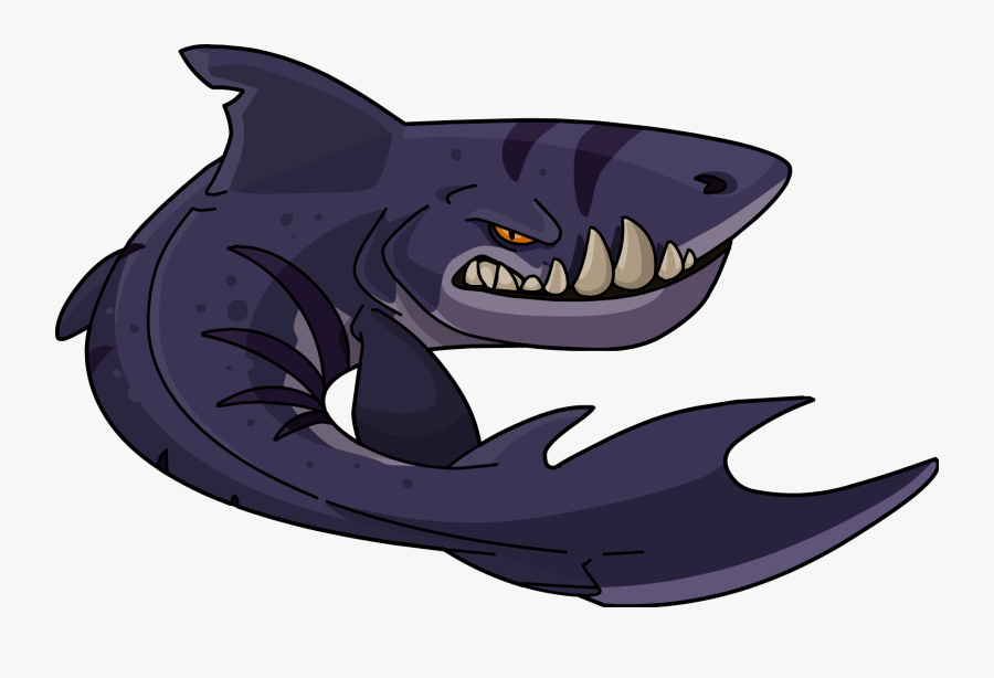 Mouth Clipart Simple Mouth - Megalodon Hungry, Transparent Clipart