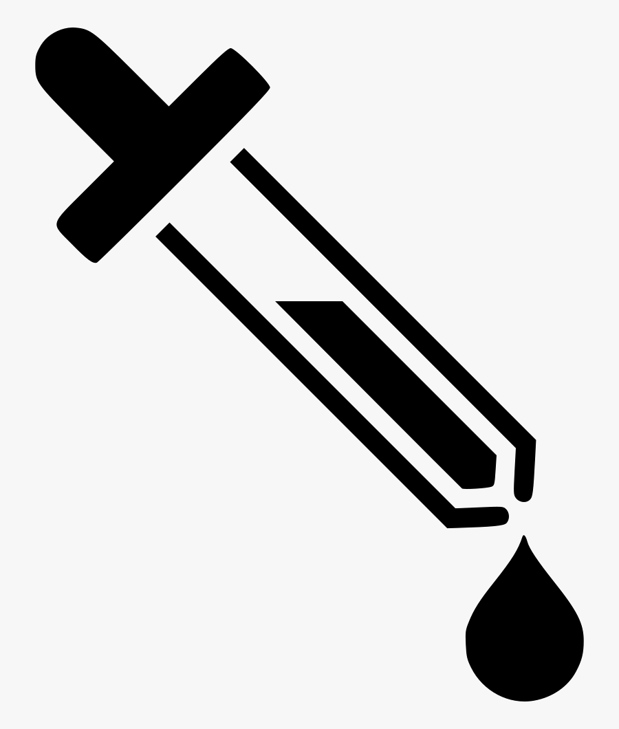 Pipet Symbol, Transparent Clipart