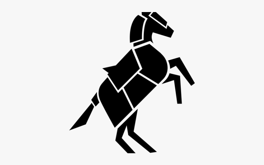 Stallion Clipart War Horse - War Horse Icon Png, Transparent Clipart
