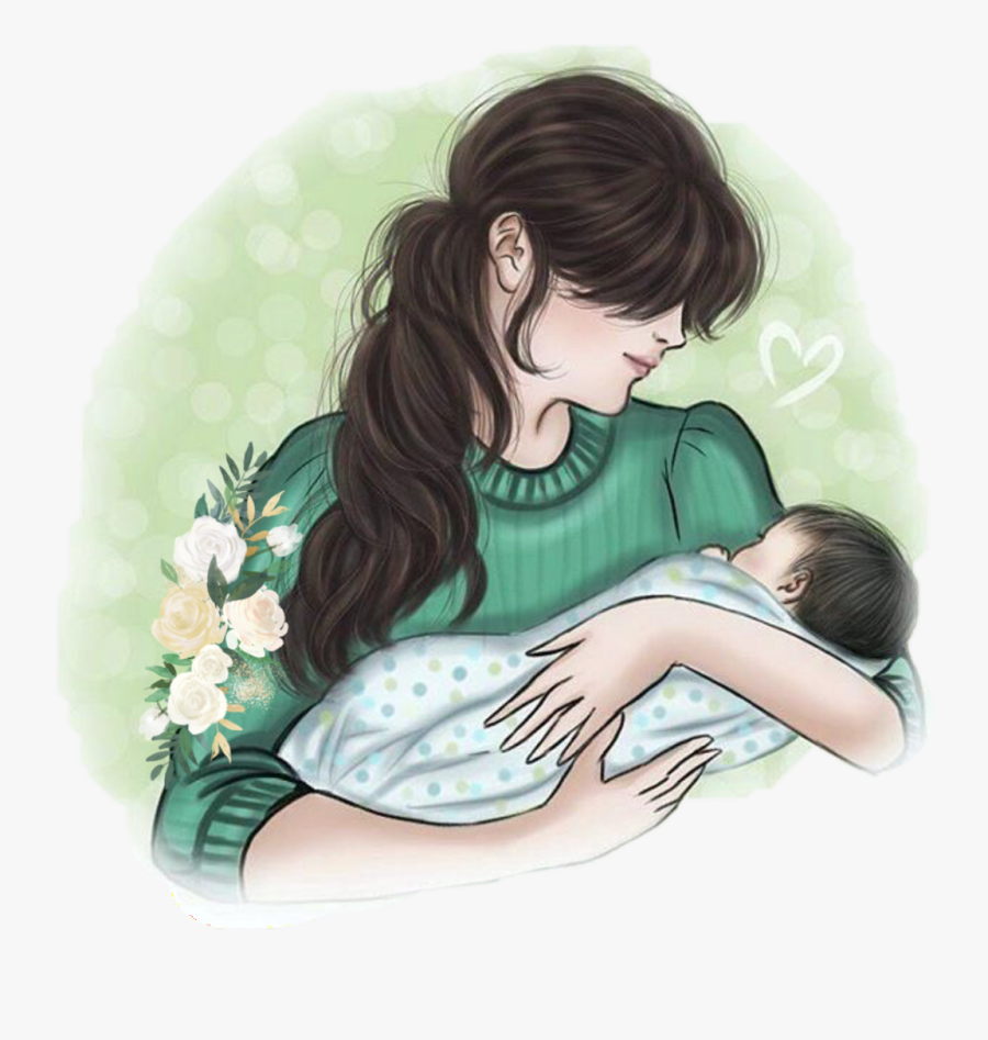 #mom #anne #bebek #baby #love #son #green - Bong Viral, Transparent Clipart