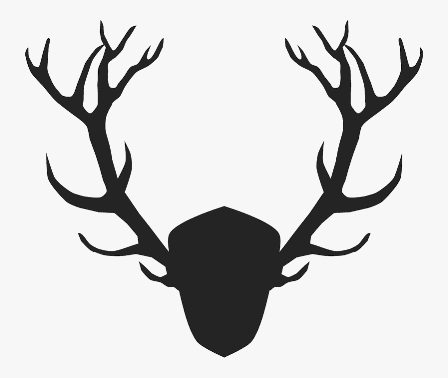 Clip Art Detailed Antler Stamp Rubber - Free Printables For Boys Nursery, Transparent Clipart