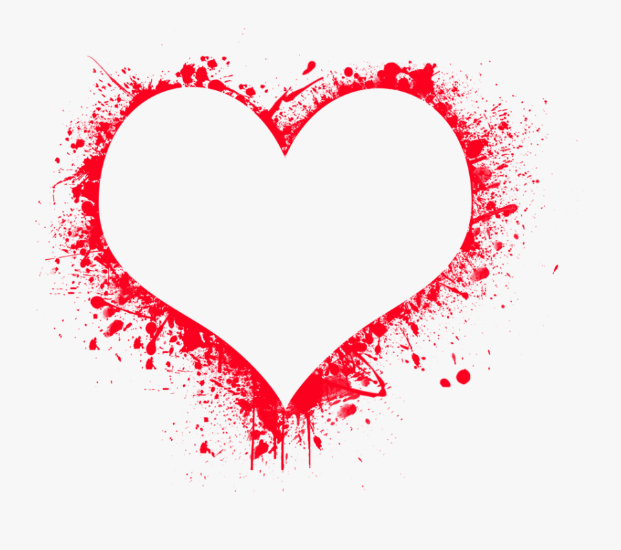 Heart Splash Png Transparent - Transparent Heart, Transparent Clipart