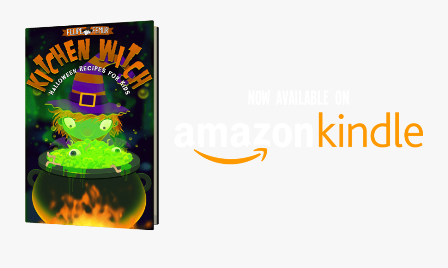 Halloween Recipes For Kids Book, Transparent Clipart