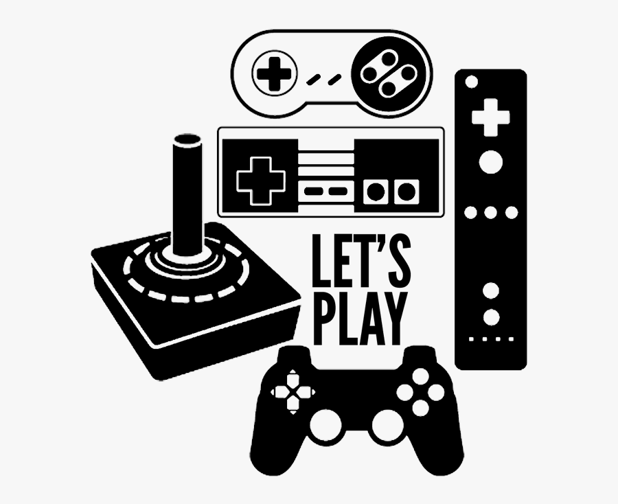 Doodlecraft Nintendo Controller, Transparent Clipart