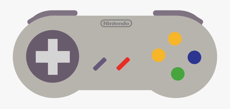 Snes Controllers Recolored To - Snes Bmp, Transparent Clipart