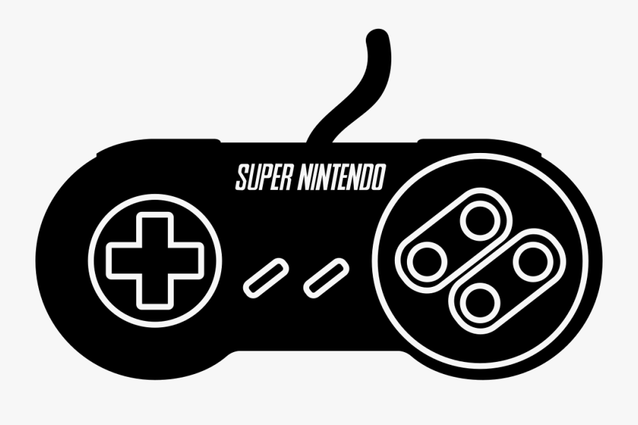 Control Super Nintendo Png - Super Nintendo Controller Vector, Transparent Clipart