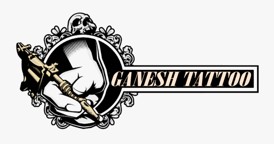Welcome To Ganesh Tatto Studio - Tattoo Machine Logo Png, Transparent Clipart