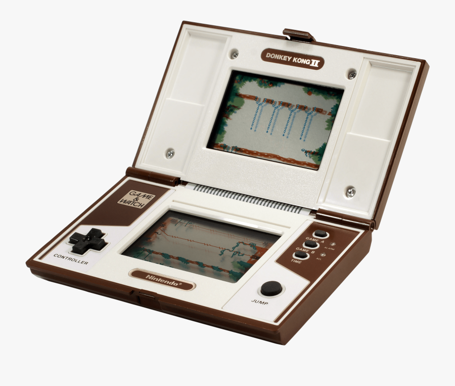 Vintage Nintendo Gameboy, Transparent Clipart