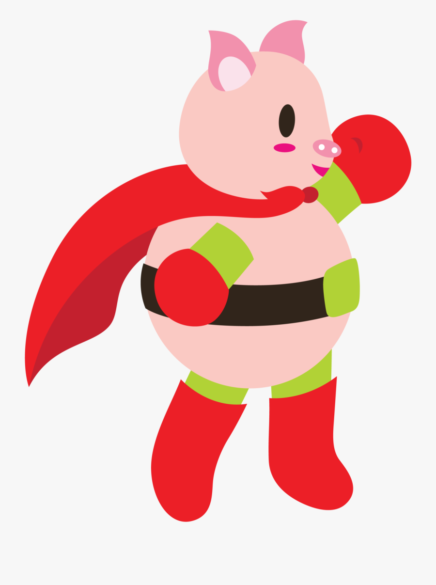 Tattoo Artist Dog Illustration Piggy Red Easytatt - Cartoon, Transparent Clipart