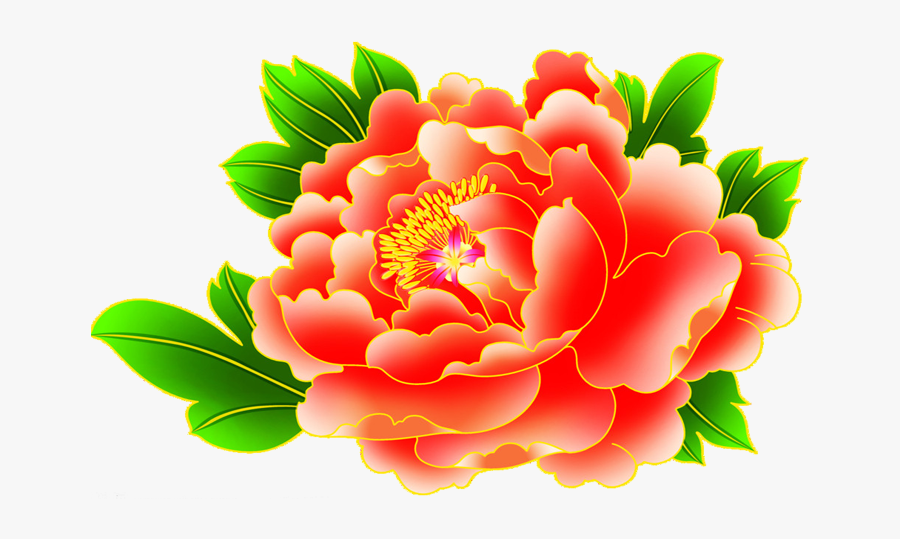 Rosa Chinensis Moutan Mudan - 牡丹 花 图片, Transparent Clipart