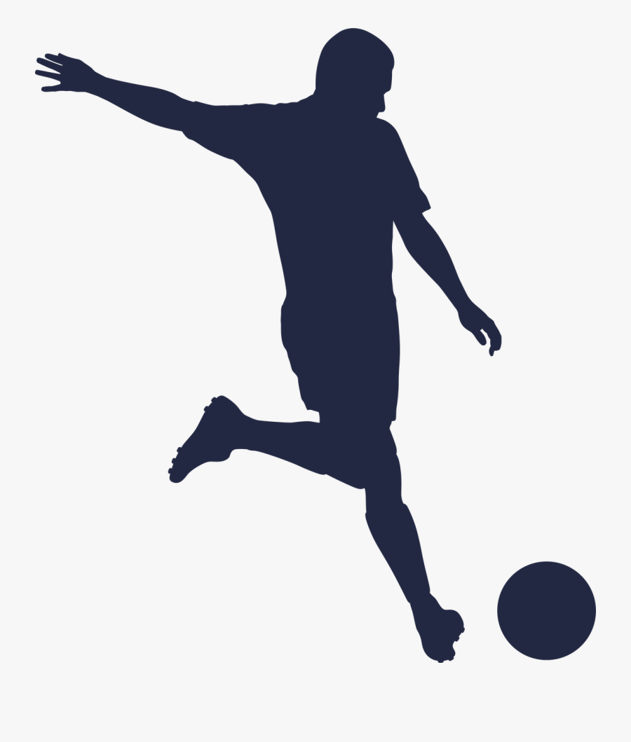 Girls Soccer Silhouette - Soccer Silhouette Svg, Transparent Clipart