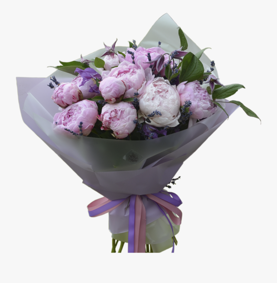 Transparent Peonies Clipart - Bouquet, Transparent Clipart