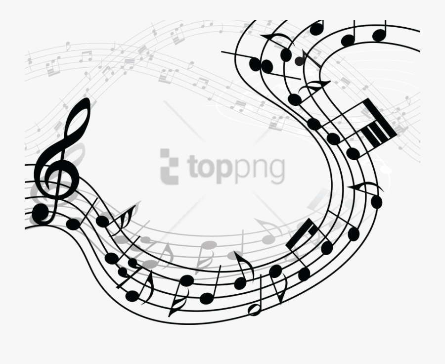 Music Clipart Clear Background - Transparent Background Music Notes, Transparent Clipart