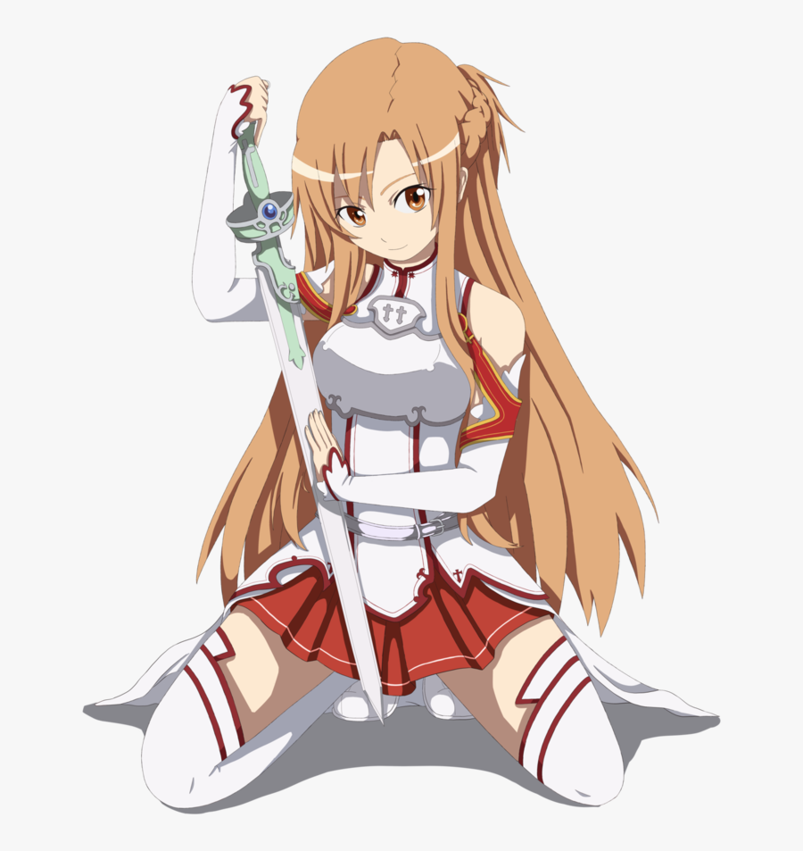 Anime Sword Art Online Asuna, Transparent Clipart