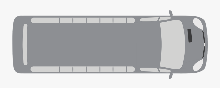 Bus Top View Svg, Transparent Clipart