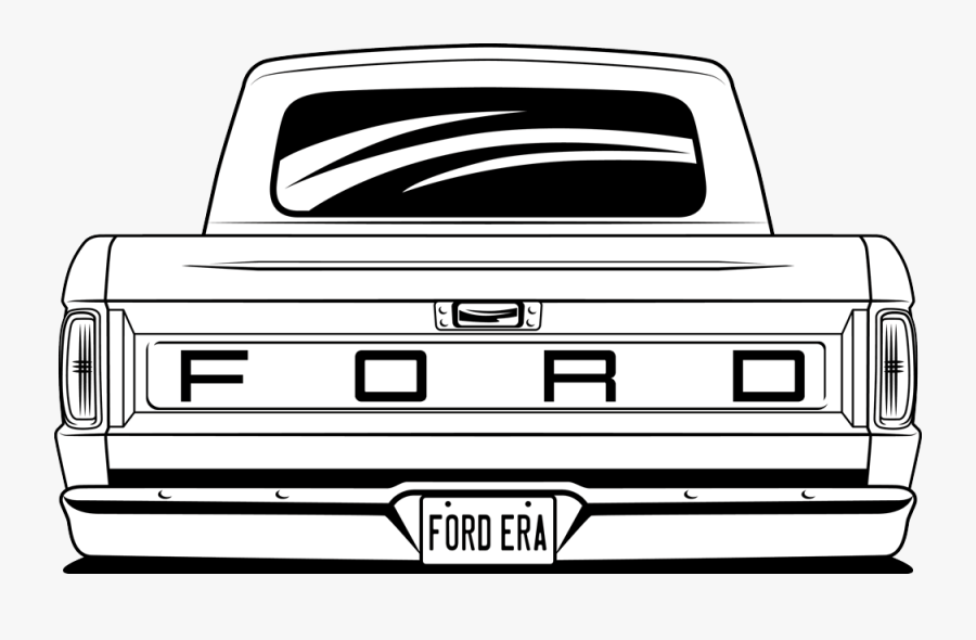 1978 Ford F100 Sticker, Transparent Clipart