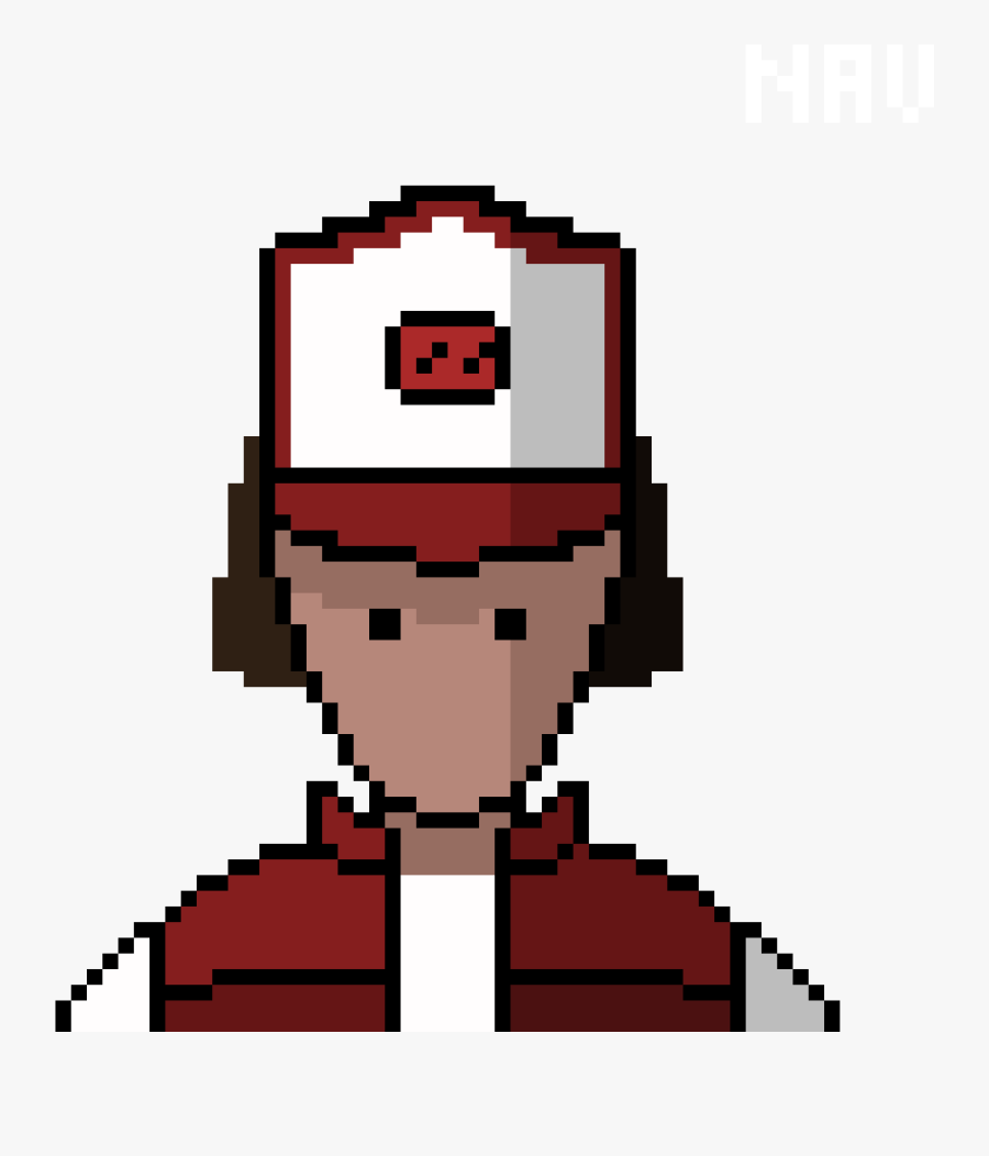 A Pixel Art Of A Scout From Team Fortress 2, Wearing - Cartoon, Transparent Clipart