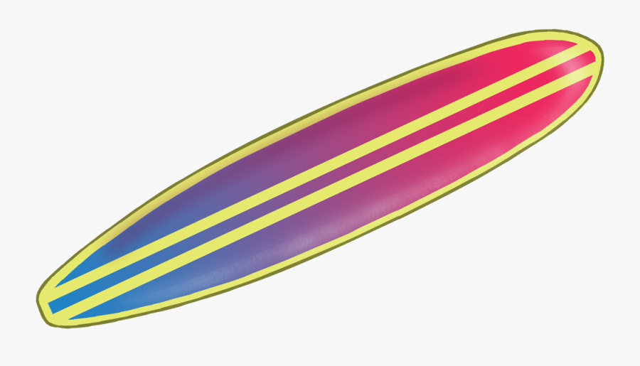 Transparent Surfboard Background - Surf Board No Background, Transparent Clipart