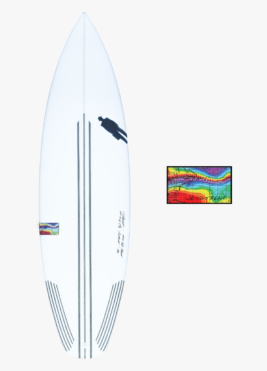 Transparent Jet Stream Png - Surfboard, Transparent Clipart