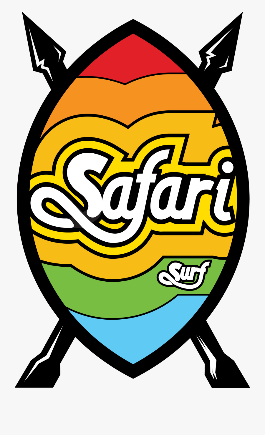Safari Surfboards Logo, Transparent Clipart