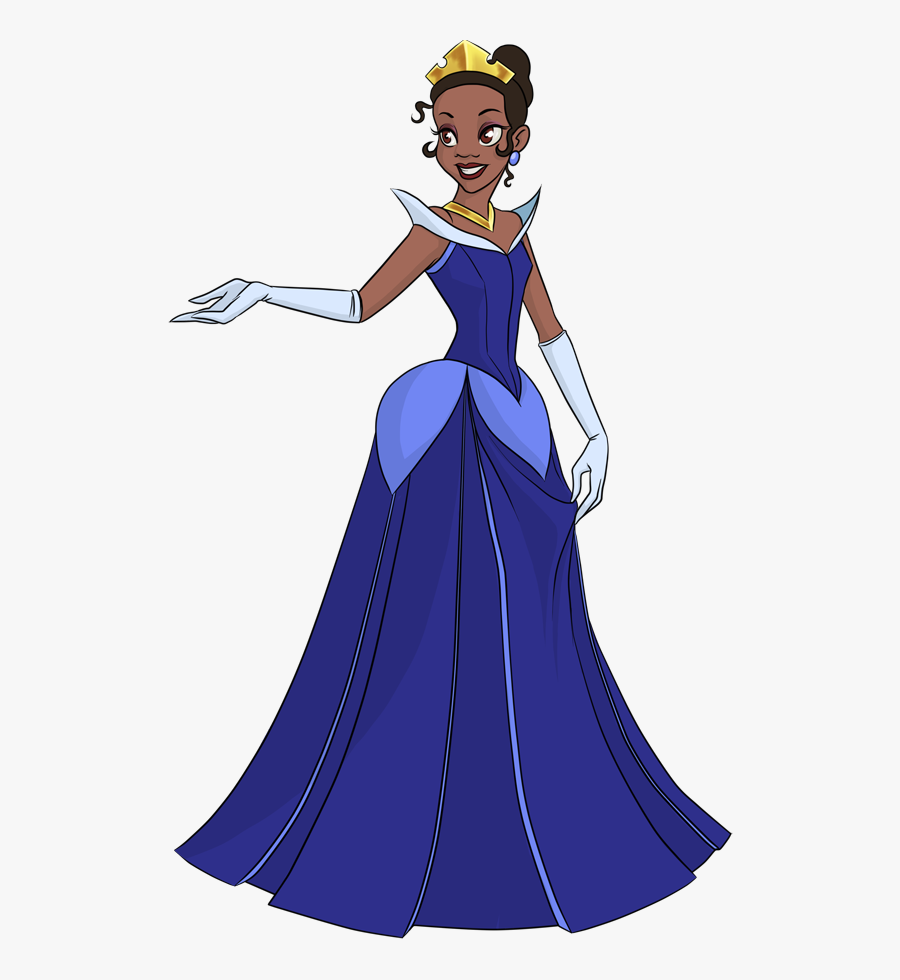 Transparent Princess Peach Clipart - Disney Princess With Blue Dresses, Transparent Clipart