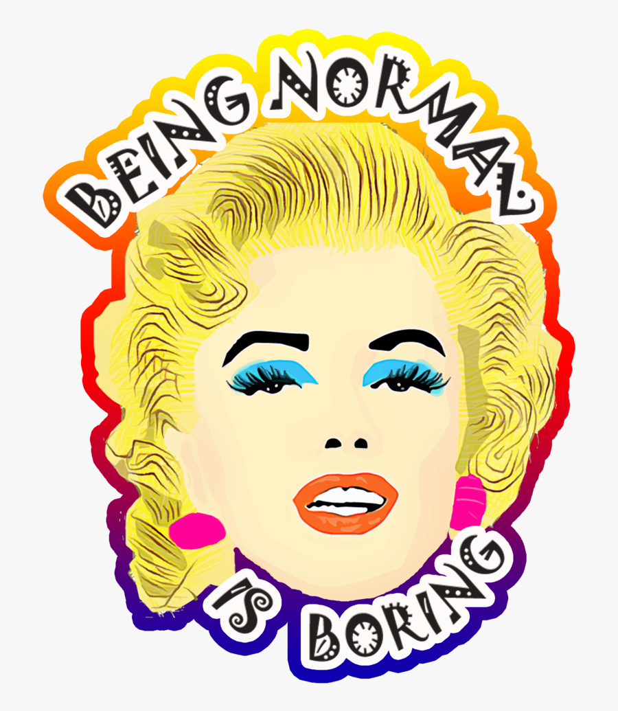 Marilyn Monroe Quote Women"s Printed Tee - Illustration, Transparent Clipart