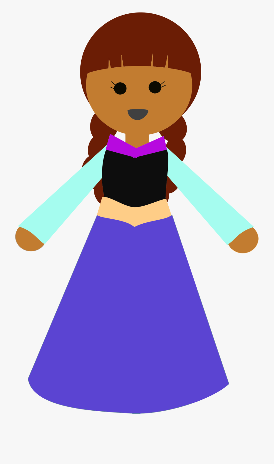 Toddler,art,girl - Prinsessor Png, Transparent Clipart