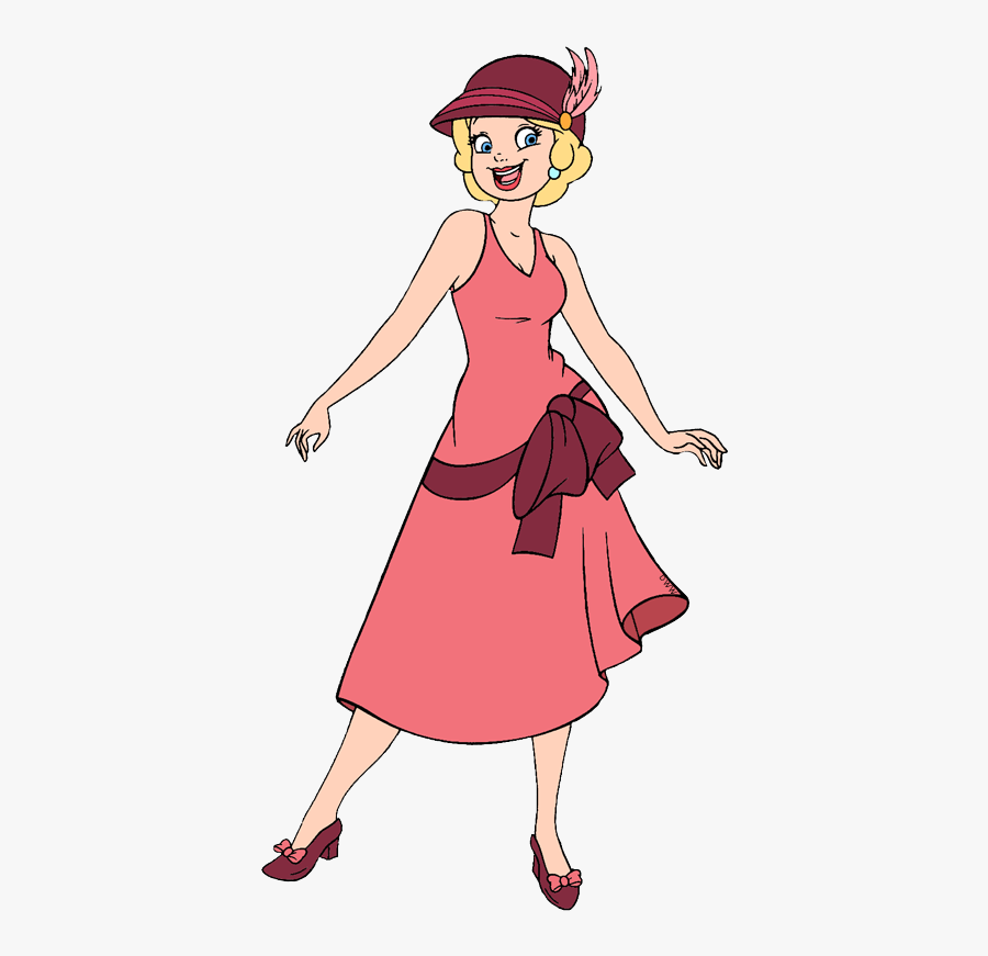 Charlotte Disney Pink Dress, Transparent Clipart