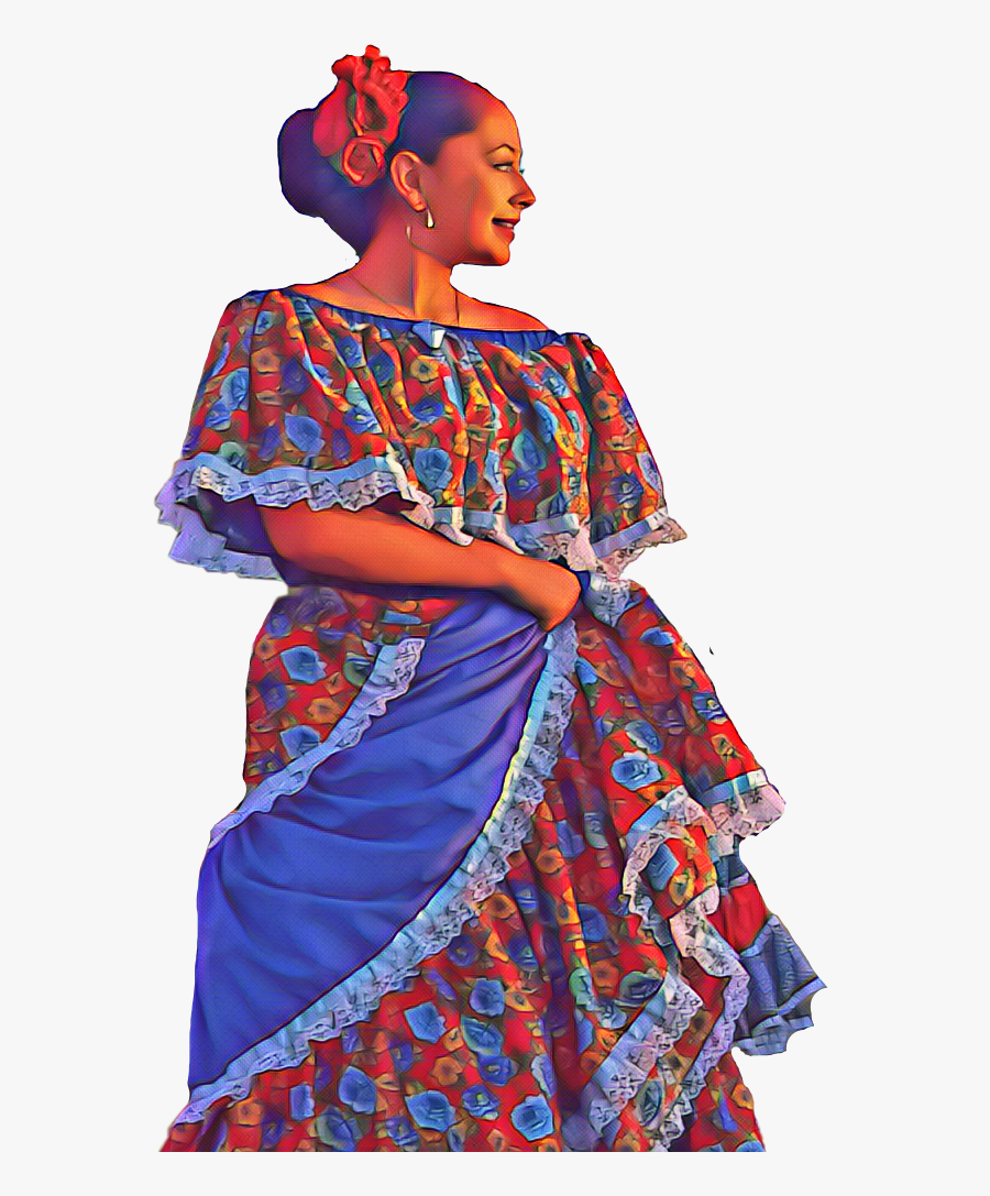 #folklorico #dance #mexicana #sinaloa #beautiful #freetoedit - Silk, Transparent Clipart