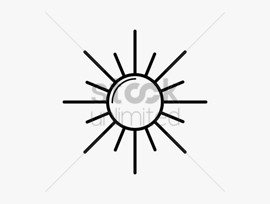 Free Download Sun Outline Icon Clipart Computer Icons - Small Sun Clipart Black And White, Transparent Clipart