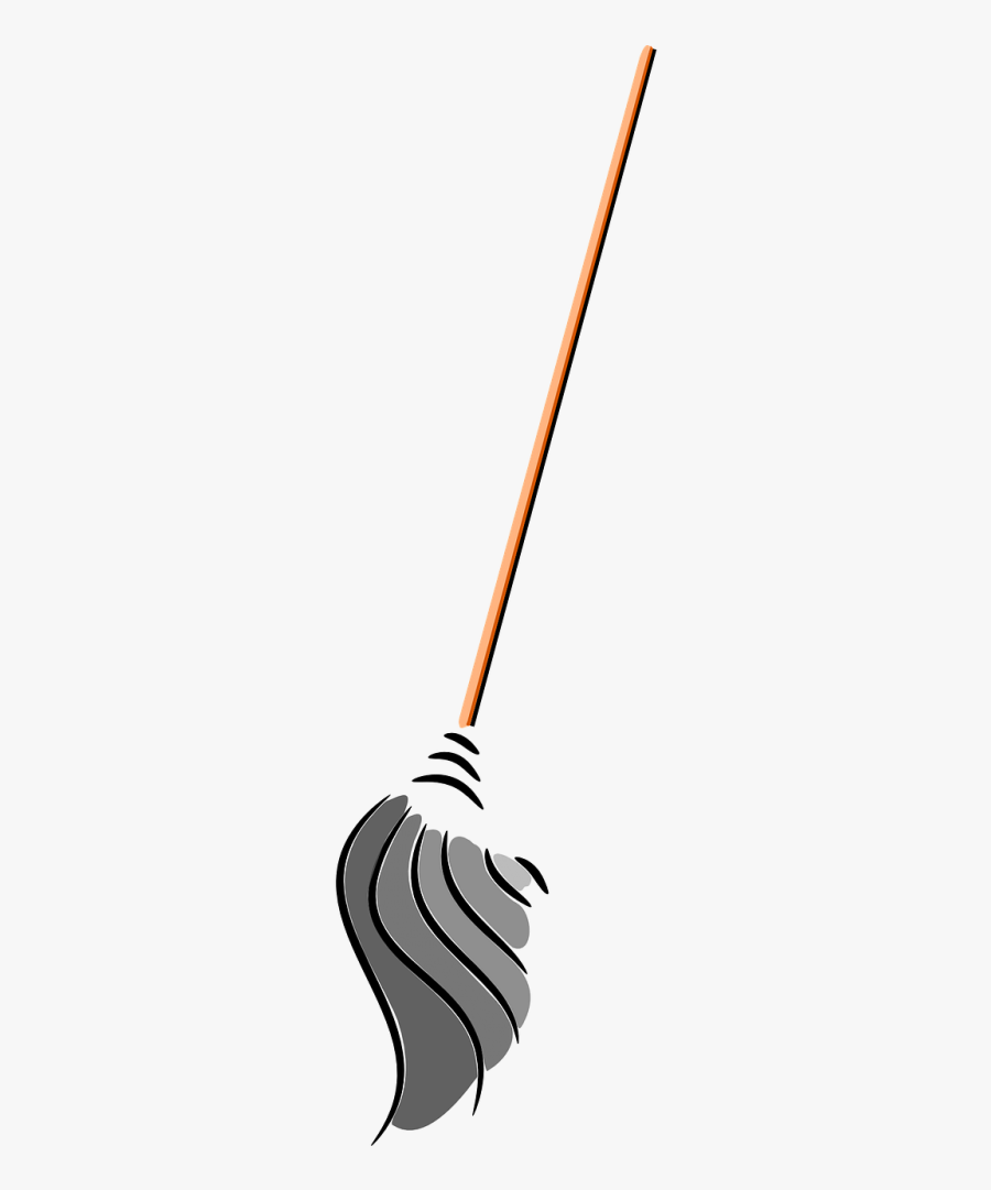 Housekeeping Clipart Sweep Mop - Mop Vector Png, Transparent Clipart