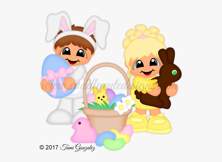 Easter Cuties Clip Art - Cartoon, Transparent Clipart