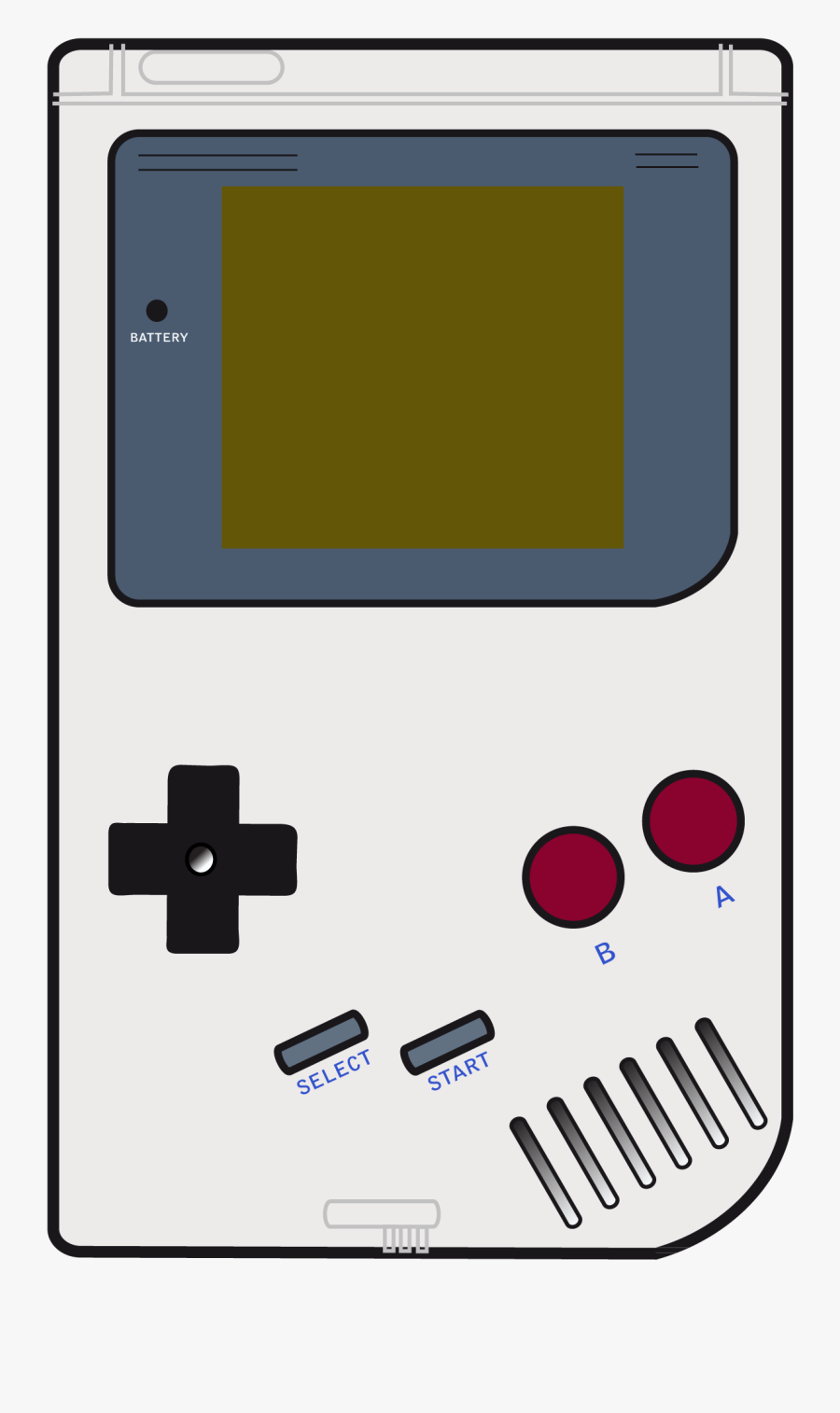 Games Clipart Gameboy - Game Boy Start, Transparent Clipart