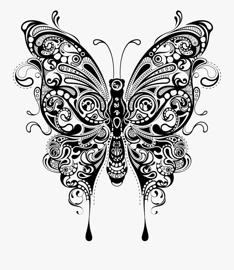 Download Art,symmetry,monochrome Photography - Butterfly Mandala ...