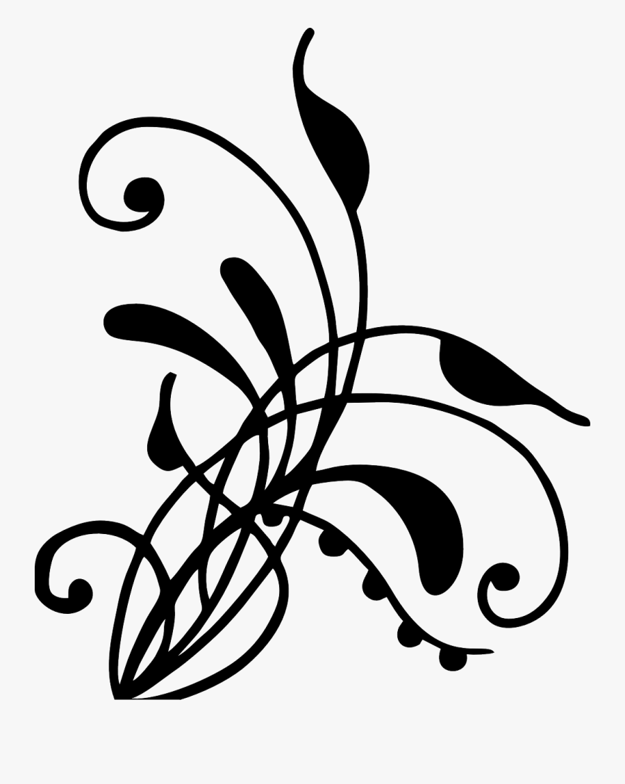 Vine Silhouette Vector, Transparent Clipart