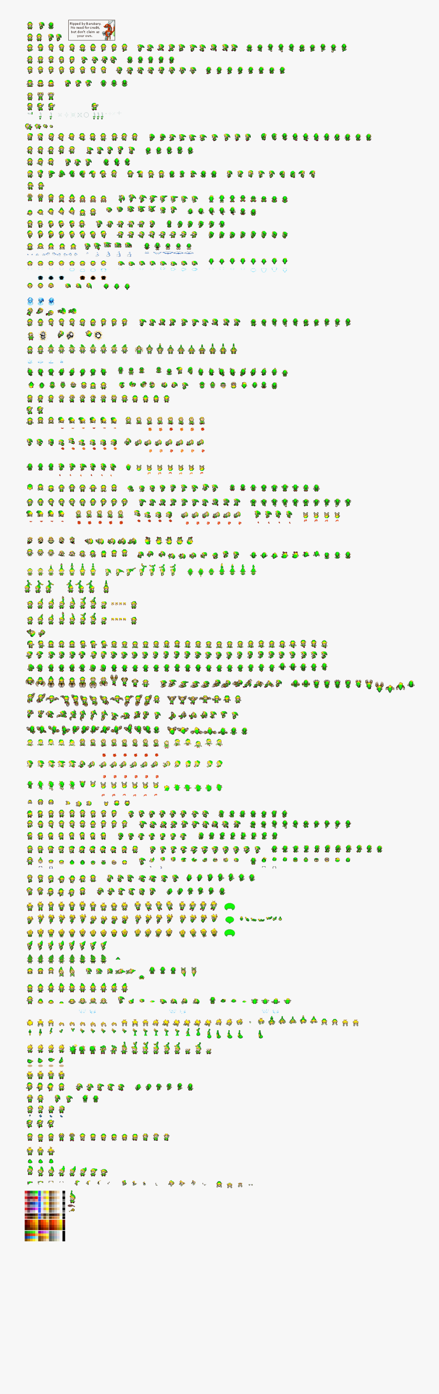 Clip Art Minish Cap Sprites - Pattern, Transparent Clipart