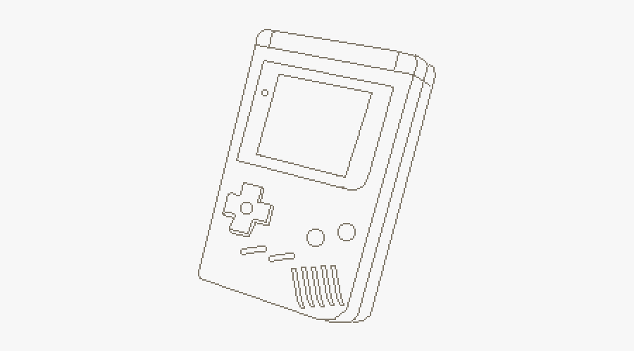Pixilart G A M - Video Game Console, Transparent Clipart