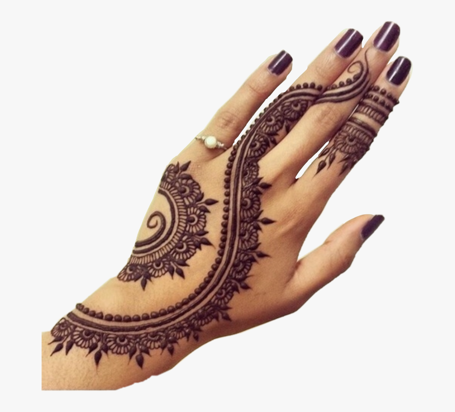 #hand #henna #nails #ring #aesthetic #hennaaesthetic - Cute Henna, Transparent Clipart