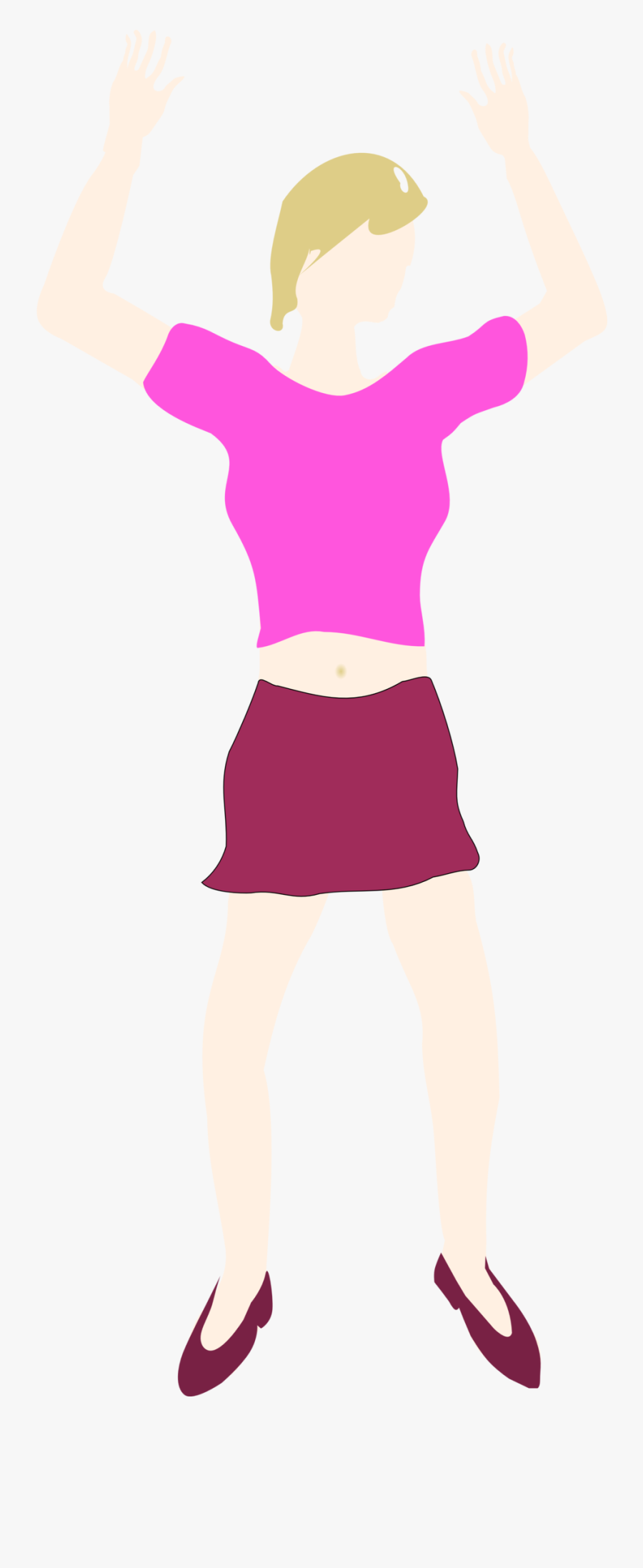 Dance Girl Svg Clip Arts - Clip Art, Transparent Clipart
