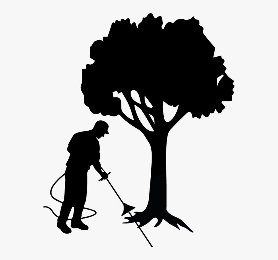 Root Aeriation, Decompaction &amp - Silhouette, Transparent Clipart