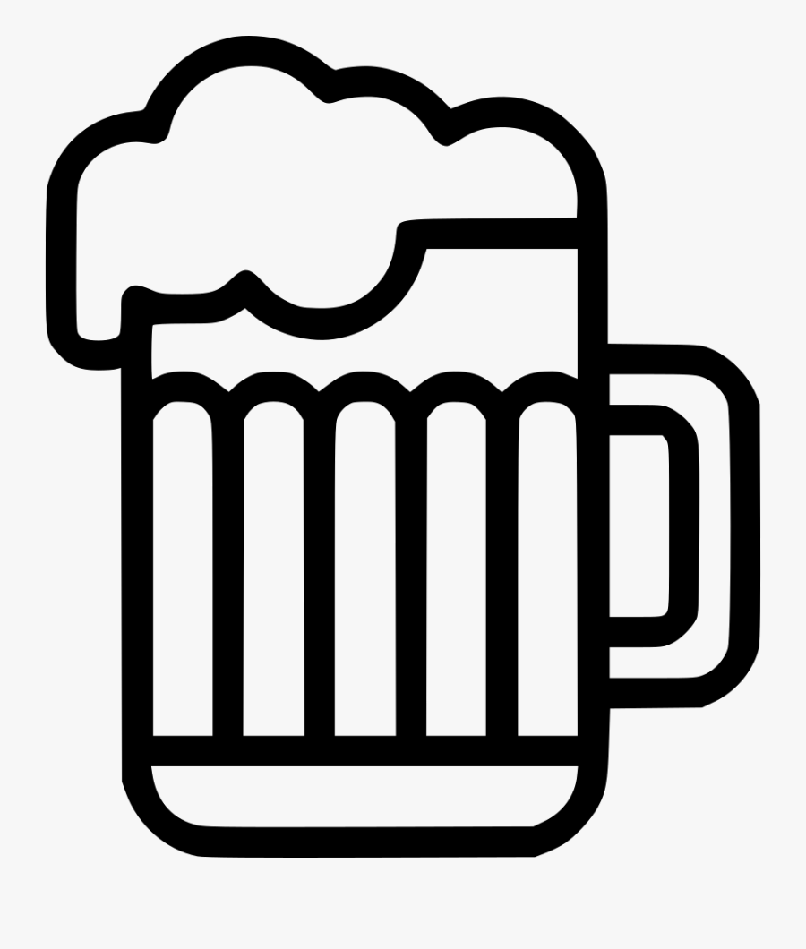 Beer Pint Comments - Snacks And Drinks Icon, Transparent Clipart