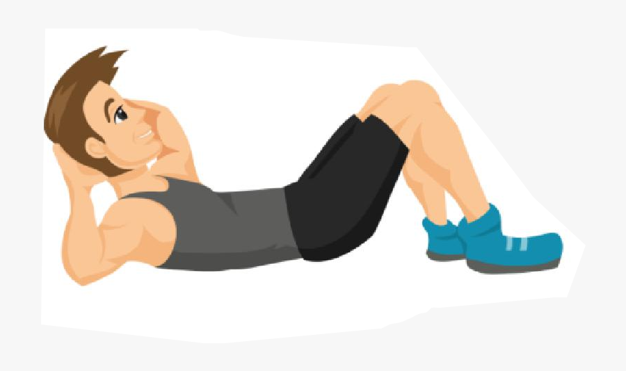 Gym Fitness Full Workout Page - Press Up, Transparent Clipart