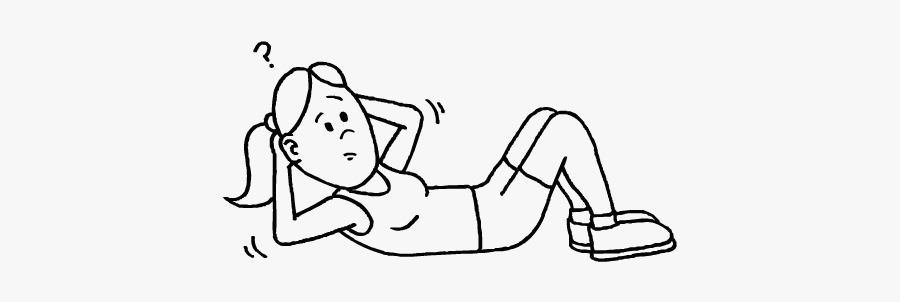 Walking Will Flatten Your Stomach More Than Sit Ups - Line Art, Transparent Clipart