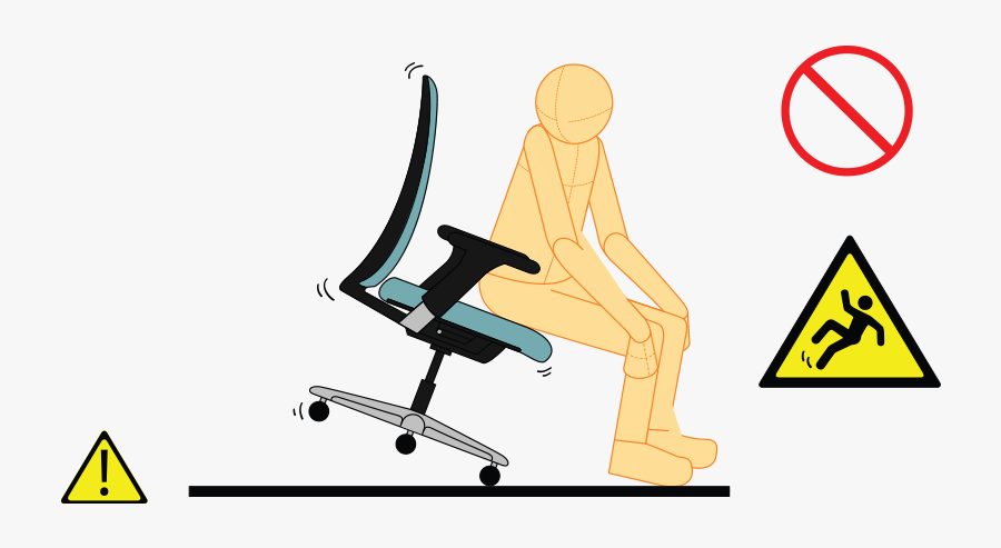 Please Don"t Sit At The Exterior Region Of The Seat - Please Don T Seat On This Chair, Transparent Clipart
