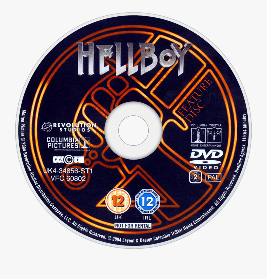 Transparent Dvd Case Clipart - Hellboy Dvd Cover, Transparent Clipart