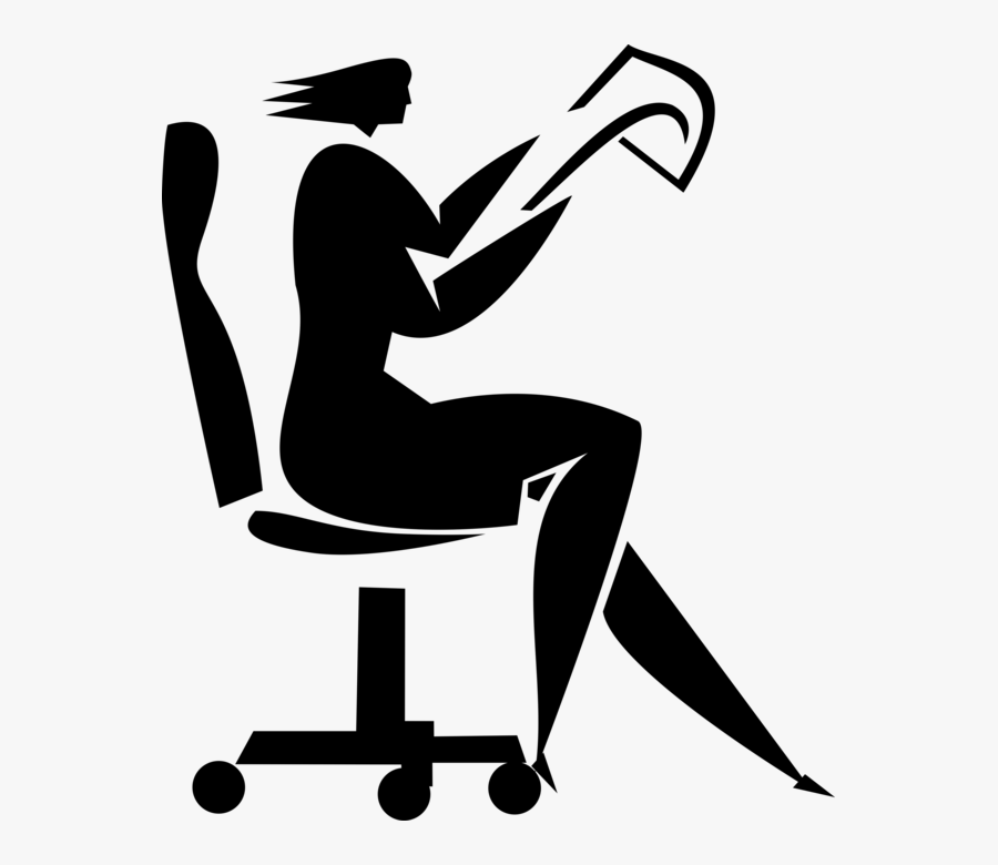Sitting Vector Chair - Chair, Transparent Clipart