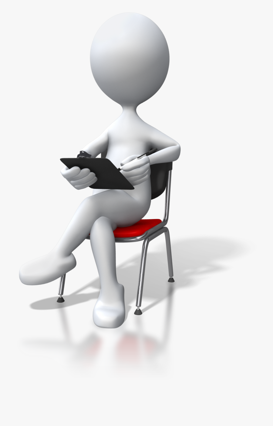 Stick Figure Sitting Png - Stick Man Running 3d, Transparent Clipart