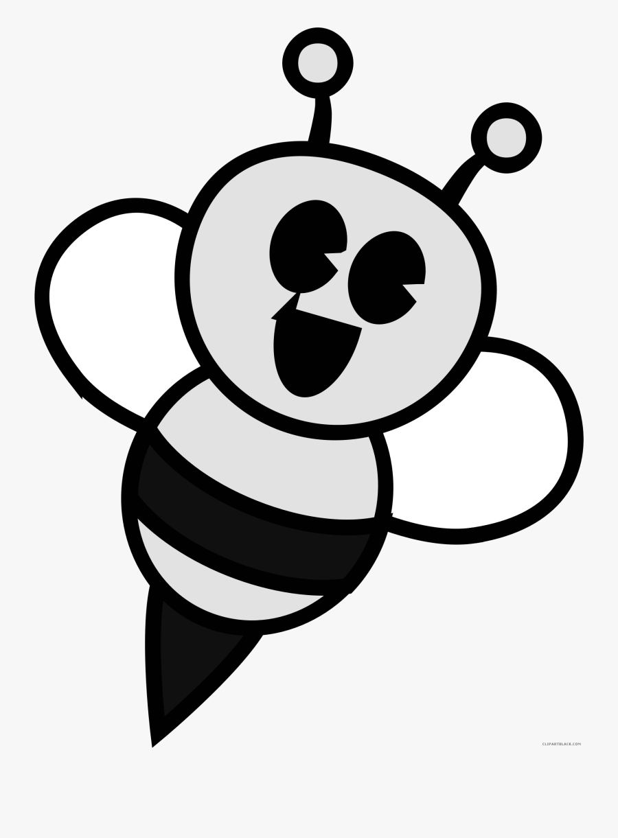 Bee Animal Free Black White Clipart Images Clipartblack - Outsourcing Icon Png, Transparent Clipart