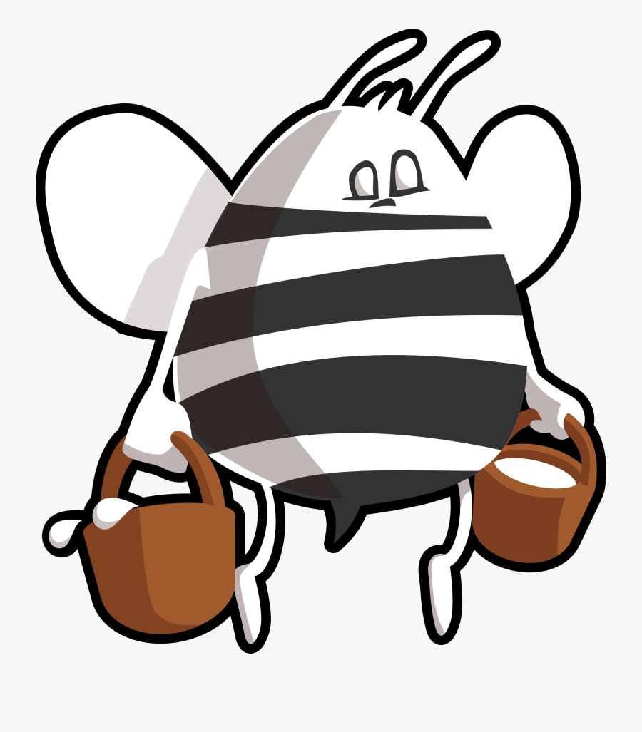 Transparent Bees Clipart Black And White - Jupiter And The Bee, Transparent Clipart